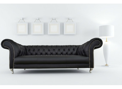 Sofá Chesterfield Tapizado Sofás de Diseño de Tela Conjunto de Sofás de Tela 19