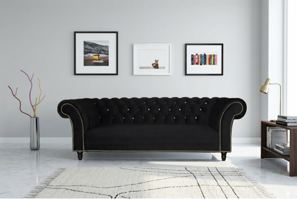 Sofá Chesterfield tapizado Sofás de diseñador Sofá Conjunto de textiles de sofá Textil 30