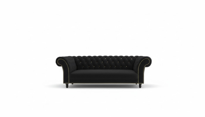 Sofá Chesterfield tapizado Sofás de diseñador Sofá Conjunto de textiles de sofá Textil 30