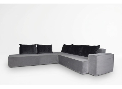Sofá de diseñador Sofá de esquina Sofá de tela Sofá de sistema Tela Terciopelo Sofá de esquina Sofá SL Sofa 2