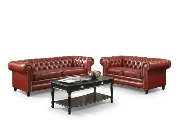 Sofá Chesterfield marrón 3+2 plazas, diseño de tapicería de diseñador.