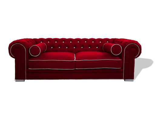 Sofá Chesterfield de 3 plazas, tapizado, diseño de sofá, conjunto de sofás SL Sofa 21.