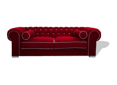 Sofá Chesterfield de 3 plazas, tapizado, diseño de sofá, conjunto de sofás SL Sofa 21.