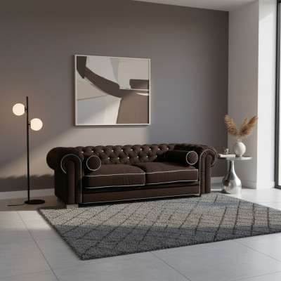 Sofá Chesterfield de 3 plazas, diseño de tapizado de sofá de diseñador Sofás Suite SL Sofa 26