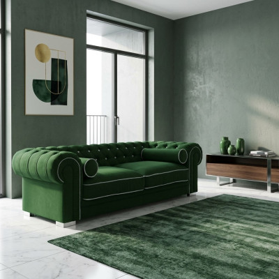 Chesterfield sofá 3 PLAZAS Tapizado Sofás de diseño Juegos de sofás SL Sofá 31