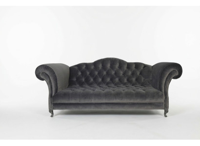 Sofá Chesterfield de 3 plazas, tapizado, diseñador, conjunto de sofás SL Sofa 35.