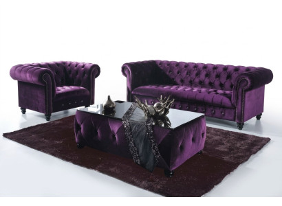 Sofá Chesterfield de 3 plazas Tapizado Sofá de diseñador Sofás Suite de 36 sofás.