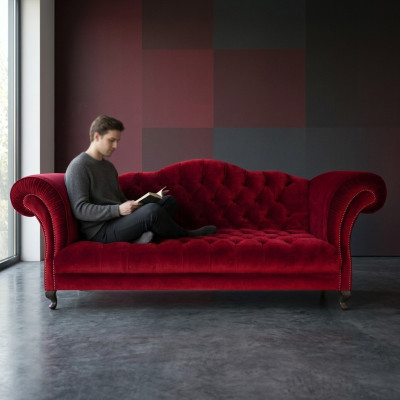 Sofá Chesterfield de 3 plazas, diseño tapizado de sofás Chesterfield SL Sofa 37.