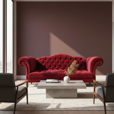 Sofá Chesterfield de 3 plazas, diseño tapizado de sofás Chesterfield SL Sofa 37.
