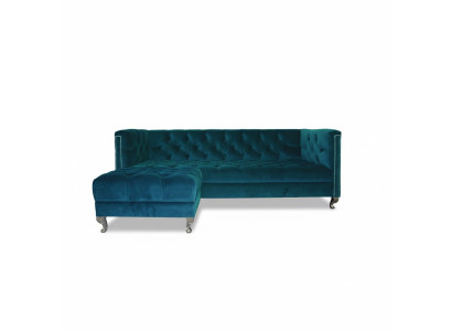 Sofá Chesterfield, diseñador de tapicería de sofás de salón, conjunto de sofás SLIII, Sofá Nº9.