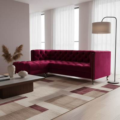 Sofá Chesterfield Tapizado Sofás de Diseño Conjunto de Sofás Sofá SLIII Sofá №12