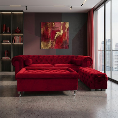 Chesterfield Sofa Tapizado Diseñador Sofás Juego de Sofás Sofá SLIII Sofá n. ° 20