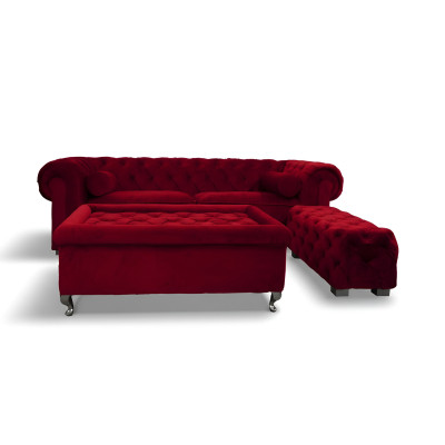 Chesterfield Sofa Tapizado Diseñador Sofás Juego de Sofás Sofá SLIII Sofá n. ° 20