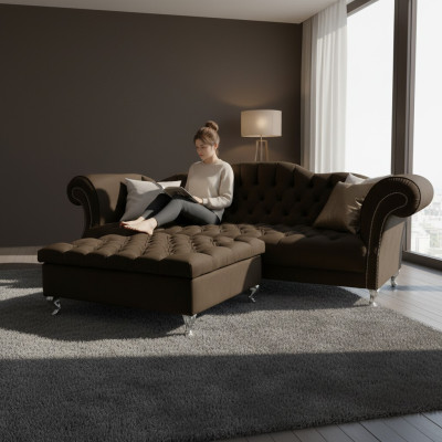 Sofá Chesterfield Tapizado Sofás de diseñador Sofá modular Conjunto de sofás Sofá SLIII Sofá №50