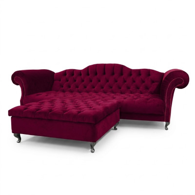 Chesterfield Sofa Sofá tapizado de diseñador Sofás Garnitur Sofá SLIII Sofá №53