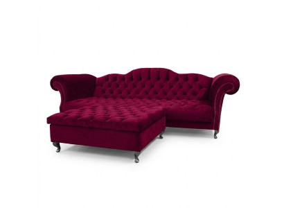 Chesterfield Sofa Sofá tapizado de diseñador Sofás Garnitur Sofá SLIII Sofá №53