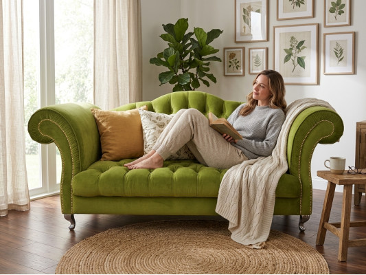 Chesterfield Sofa Tapizado Diseñador Sofás Sofá de conjunto de sofás seccional SLIII Sofá nº79