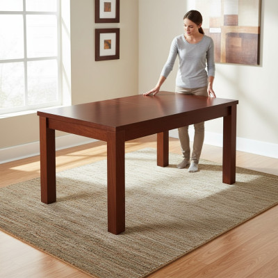 Mesa Mesa de comedor Mesa de madera XXL Mesa de conferencia 90x170cm Extensible 170x250cm