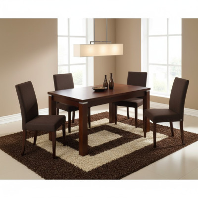 Mesa Mesa de comedor Mesa de madera XXL Mesa de conferencia S18-S 70X120 cm Muebles de comedor Nuevos