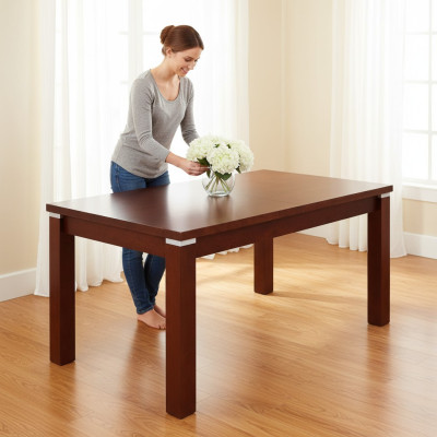 Mesa Mesa de comedor Mesa de madera XXL Mesa de conferencia Extensible 70x120cm 70x160cm