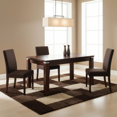 Mesa Mesa de comedor Mesa de madera XXL Mesa de conferencia Extensible 70x120cm 70x160cm