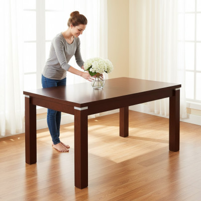Mesa Mesa de comedor Mesa de madera XXL Mesa de conferencia Extensible 80X120cm 80X160cm