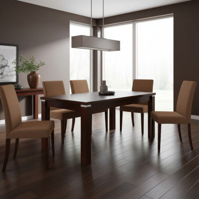 Mesa Mesa de comedor Mesa de madera XXL Mesa de conferencia Extensible 80X120cm 80X160cm