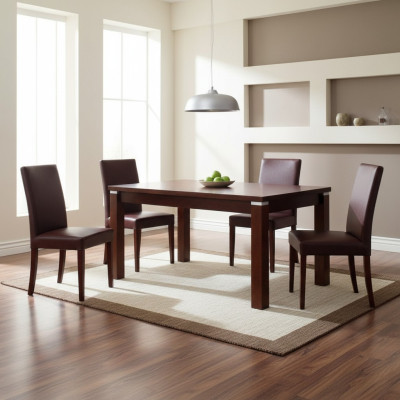 Mesa mesa de comedor mesa de madera XXL mesa de conferencia Extensible 100X200cm 200X290cm