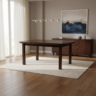 Mesa mesa de comedor mesa de madera XXL Mesa de conferencias 90x160cm Extensible 160x200cm