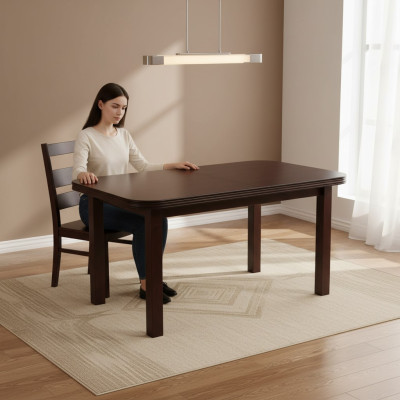 Mesa Mesa de comedor Mesa de madera XXL Mesa de conferencia 100x250cm Extensible 250X350cm