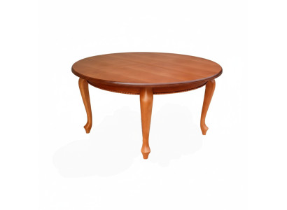 Mesa Mesa de comedor Mesa de madera XXL Mesa de conferencia Redonda Decoración S19 RADIUS 150+50 CM