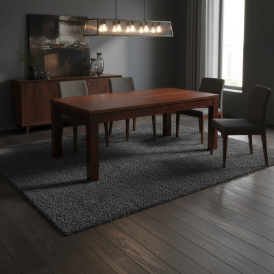 Mesa Mesa de comedor Mesa de madera XXL Mesa de conferencia S24 90x90cm Extensible
