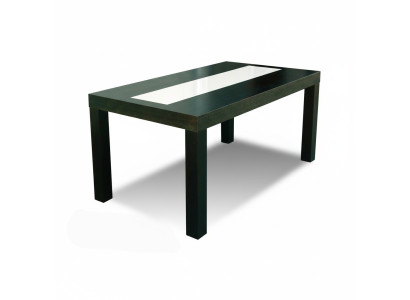 Mesa de comedor, mesa de madera XXL, mesa de conferencia S26, 100x160cm extendible.