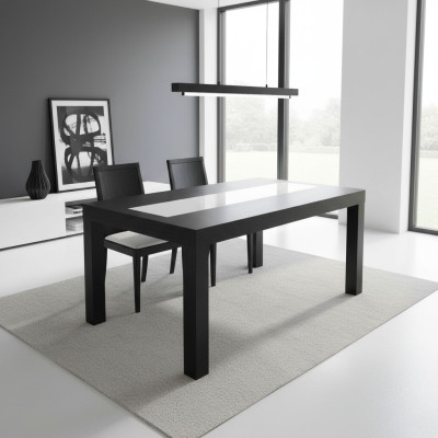 Mesa Mesa de comedor Mesa de madera XXL Mesa de conferencia S32 90x170cm Extensible