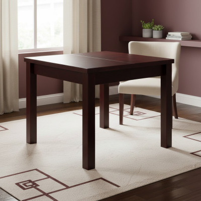 Mesa Mesa de comedor Mesa de madera XXL Mesa de conferencias extensible de 90x120 cm a 90x270 cm.