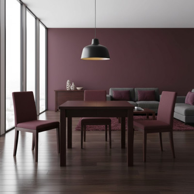 Mesa Mesa de comedor Mesa de madera XXL Mesa de conferencias 90x90cm Extensible 90x240 cm