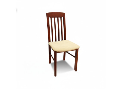 Silla de comedor de madera maciza Silla de diseñador de cuero Silla decorativa