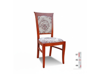 SILLA DE MADERA MACIZA SILLA DE COMEDOR DISEÑADOR CUERO CLÁSICO SILLA DE DECORACIÓN DE MADERA