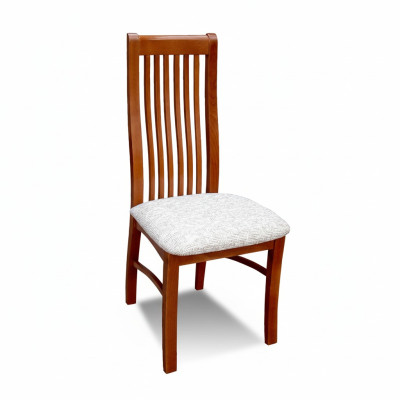 Silla de madera maciza Silla de comedor Silla de cuero de diseñador Sillas decorativas