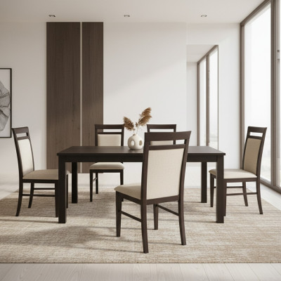 Madera maciza SILLA DE MADERA DISEÑADOR Blanco SILLA DE COMEDOR CLÁSICA DECORATIVA