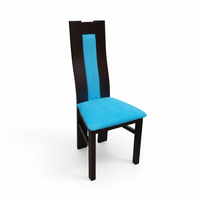 SILLA DE MADERA MACIZA DISEÑO AZUL SILLA SILLA DE COMEDOR MODERNA DECORATIVA