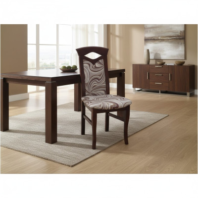MADERA MACIZA BLANCA SILLA DE DISEÑO MODERNO PARA COMEDOR COCINA DECORATIVA