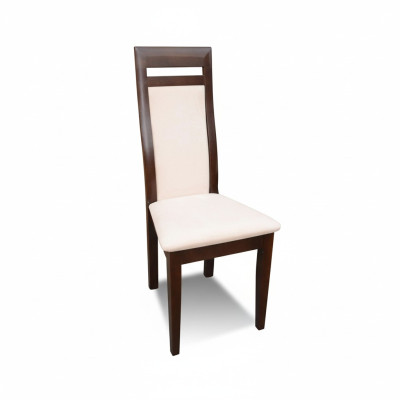 MADERA MACIZA SILLA DE MADERA DISEÑO MODERNO BEIGE SILLA DE COMEDOR DECORATIVA LARGA