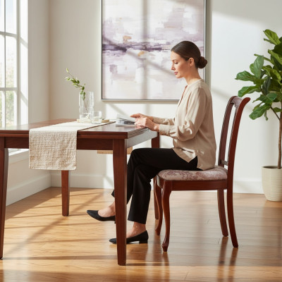 Diseño Silla Tapizada Real Silla Barroca Silla de Comedor Silla de Oficina Silla