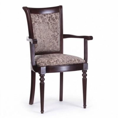 SILLA DE RESPALDO CLÁSICA DE MADERA MACIZA SILLA DE COMEDOR CLÁSICA MARRÓN SILLA DE OFICINA