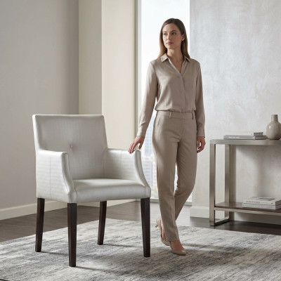 Silla tapizada Silla de salón Silla de comedor Silla de oficina Silla de diseñador Nuevo