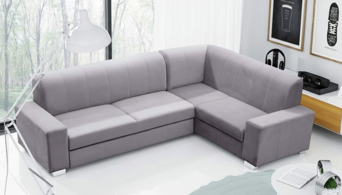 Sofá sofá cama sofá de diseñador con función de cama + cama nido sofá de esquina sofá nuevo