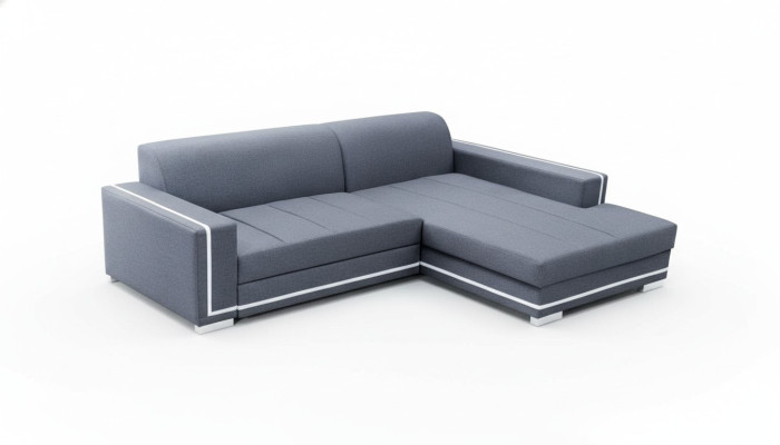 Sofá sofá cama sofá de diseñador con función de cama + cajón de cama sofá de esquina sofá NUEVO