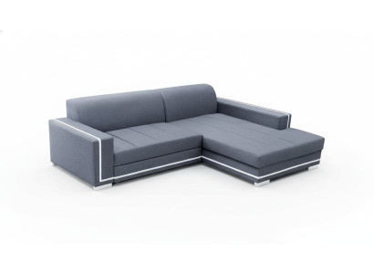 Sofá sofá cama sofá de diseñador con función de cama + cajón de cama sofá de esquina sofá NUEVO