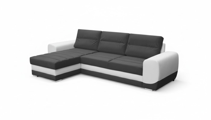 Sofá cama diseño sofá con función de cama + cajón de cama sofá esquinero sofá nuevo